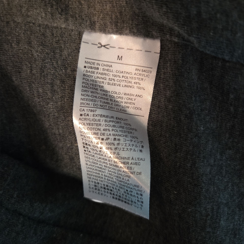 Banana Republic Unisex Black Lightweight Jacket Size M - Picture 7 of 7